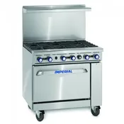 6 BURNER WOLF RANGE — PREMIERE PARTY RENTS