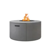 Bellino 42" Round Fire Pit with Lid
