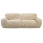 Abode Sofa - caramel sheepskin