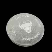 Zodiac Signs | Selenite Disc | Choose Size | Morocco