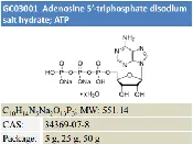 Adenosine 5-triphosphate disodium salt hydrate; ATP