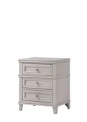 3 Drawer Nightstand With USB