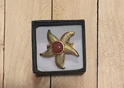 14k Gold Plated Starfish Ring