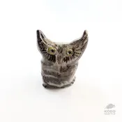 Aaron Murray - Owl Sculpture (Brown with Pointy Ears)