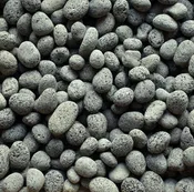 Black Lava Beach Pebble ½-1"