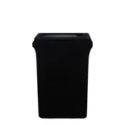 23 gl Trash Bin Cover, Black