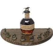 Blanton’s Horse Stopper Display – Reclaimed Barrel Head Bottle & Cork Holder