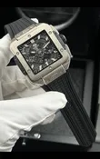 Hublot Square Bang Unico Titanium Case Ceramic Bezel Super Clone Watch