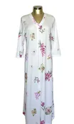 Floral printed cotton long nightgown — Glamour House Intimate Apparel