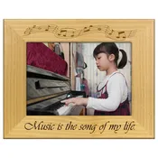 Engraved Alderwood Frame - A-FRM_-10-0018 - Song of my Life
