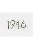 1946 Pearl & Color Stone Lapel Pin