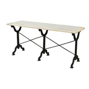 Avignon Bistro Table with Oak, Long