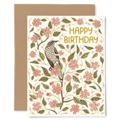Apple Blossom Birthday Card
