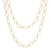 30 Inch Medium and Small Edith Link Necklace