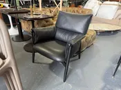 Carl Hansen Embrace Leather Lounge Arm Chair — WANNASOFA