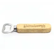 Engraved PITTSBURGH Olde English Bottle Opener