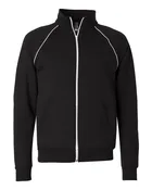 Bella+Canvas – Piped Fleece Jacket – 3710 (Black) 4-6 Business Days