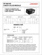 IFP MCV05 Check Valve Module