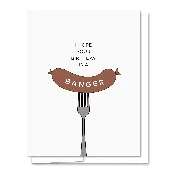 Banger Birthday Card — Quick Brown Fox Letterpress