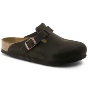 Boston Soft Footbed Clog Mocha Suede