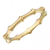 14k Yellow Gold Bamboo Ring