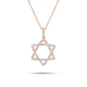 0.37 ct Diamond Star of David Pendant