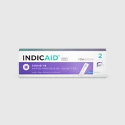 2 FREE GIFTS — INDICAID® OTC COVID-19 RAPID ANTIGEN AT-HOME TESTS, (2 BOXES)