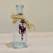 Vintage Jar Vase Decorated with Butterfly Charm