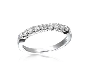 1/2ct Diamond Band in Prong Setting