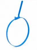 1/2" x 24" Stainless Steel Band - Baby Blue | Color-Coded Iron Recertification Strap