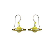 Saturn earrings — Bamboo Jewelry