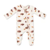 American Buffalo 2 Way Zipper Footie