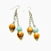 Blue Lagoon Jade Earrings