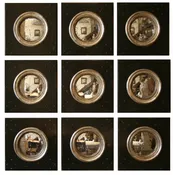 9 Pegged Mirrors with Convex Glasss  — McLain Wiesand