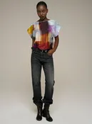 Blouse droite imprimée