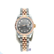 Rolex Datejust 179171 – 26mm Rose Gold Steel Diamond Dial Watch — David Reynolds Jewelry and Coin