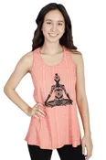Balance Your Chakras Meditating Buddha Boho Tank Top
