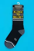Allergic To Bullshit Gym Crew Socks