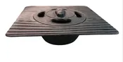 1960s Modern Japanese Cast Iron Incense Burner Ashtray with Moth Decoration.