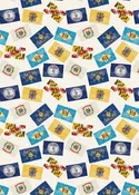 All Mid Atlantic Shop Hop Fabric Line – Flags – White
