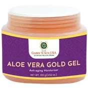Aloe Vera Gel w/ Gold Leaves (Moisturizer) (100 gms./ 3.52oz)