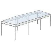 10×30 Clear Canopy Tent