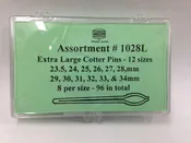 1.0mm Cotter Pin Assortment #1028L – 96 pieces
