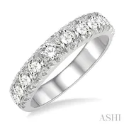 11 Stone Diamond Wedding Band 33300PPFHWG-2.00