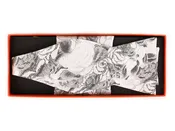 100% Silk | Self Bow Tie and Hanky Set | White