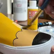 Canvas Sneaker Art Kit - Supplies Only