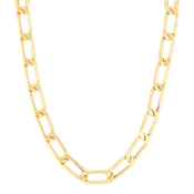 14k Italian Gold Paperclip Chain -FRC075117Y20