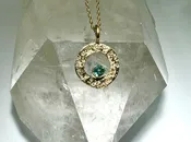 Alexandrite Open Textured 14k Pendant
