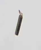 Blue Sapphire Bar Pendant