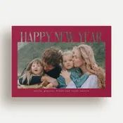 Bold Knockout Holiday Card